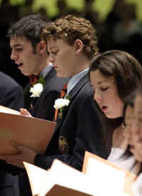 The Concert Choir Sings the Alma Mater